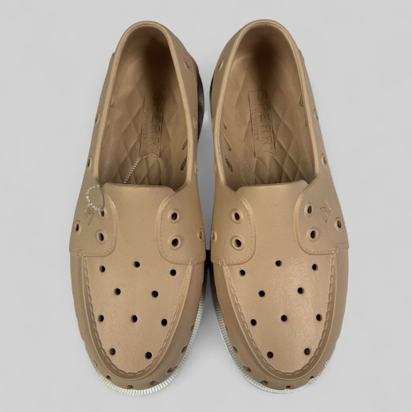 Sperry Women’s Authentic Original Float Boat Shoe Taupe Size 10 Brand New - Picture 4 of 8